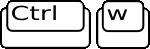 CTRL-W